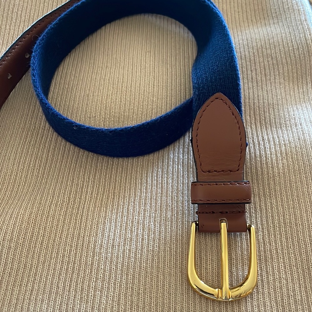 100% cotton boys belt
